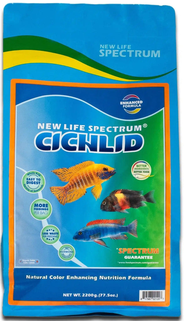 New Life Spectrum Cichlid Regular Sinking 1.0mm-1.5mm 2.2kg