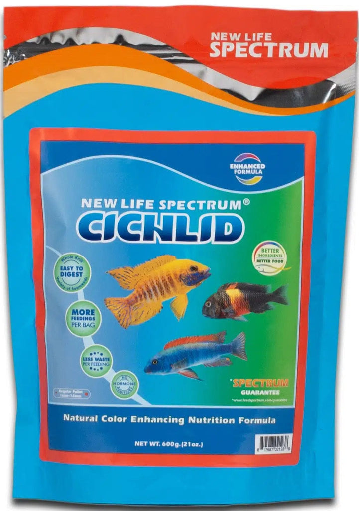 New Life Spectrum Cichlid Regular Sinking 1.0-1.5mm 600g