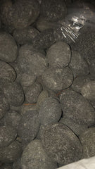 River Rocks Smooth Black Lava /kg