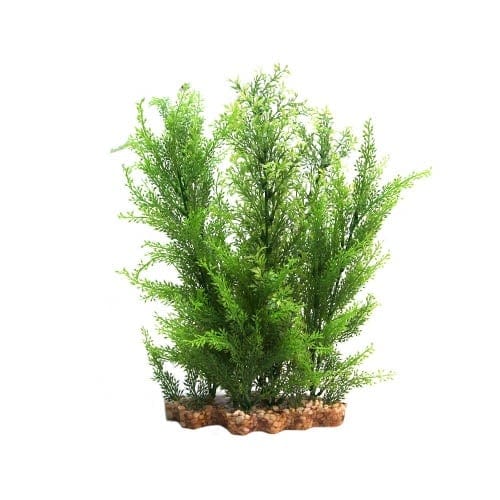 Aqua One Plastic Plant - Wisteria With Gravel Base XL 40cm