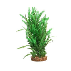 Aqua One Plastic Plant - Fontinalis With Gravel Base L 30cm